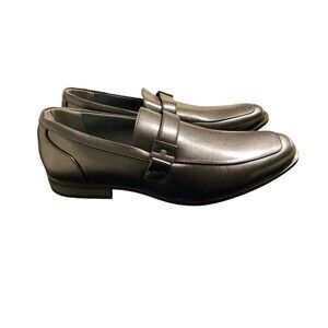 Perry Ellis Men’s Loafers Size 8.5 Dress Shoes Black‎ Slip On Comfort Foam